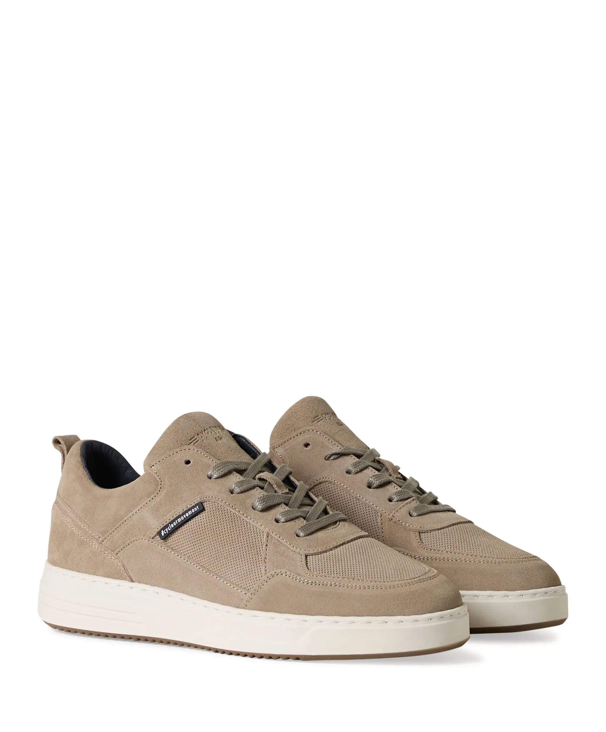 heren sneakers beige