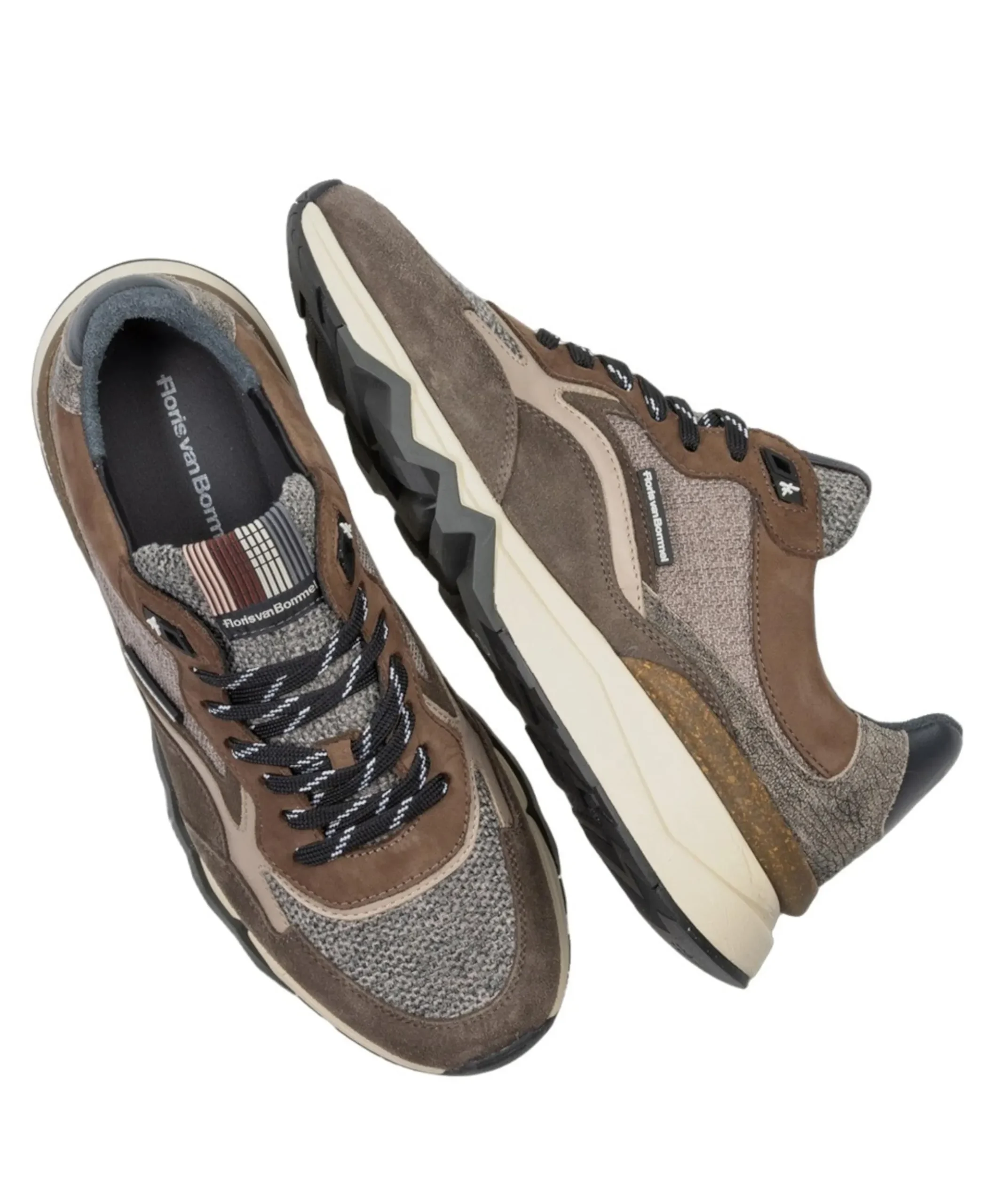 heren sneakers beige
