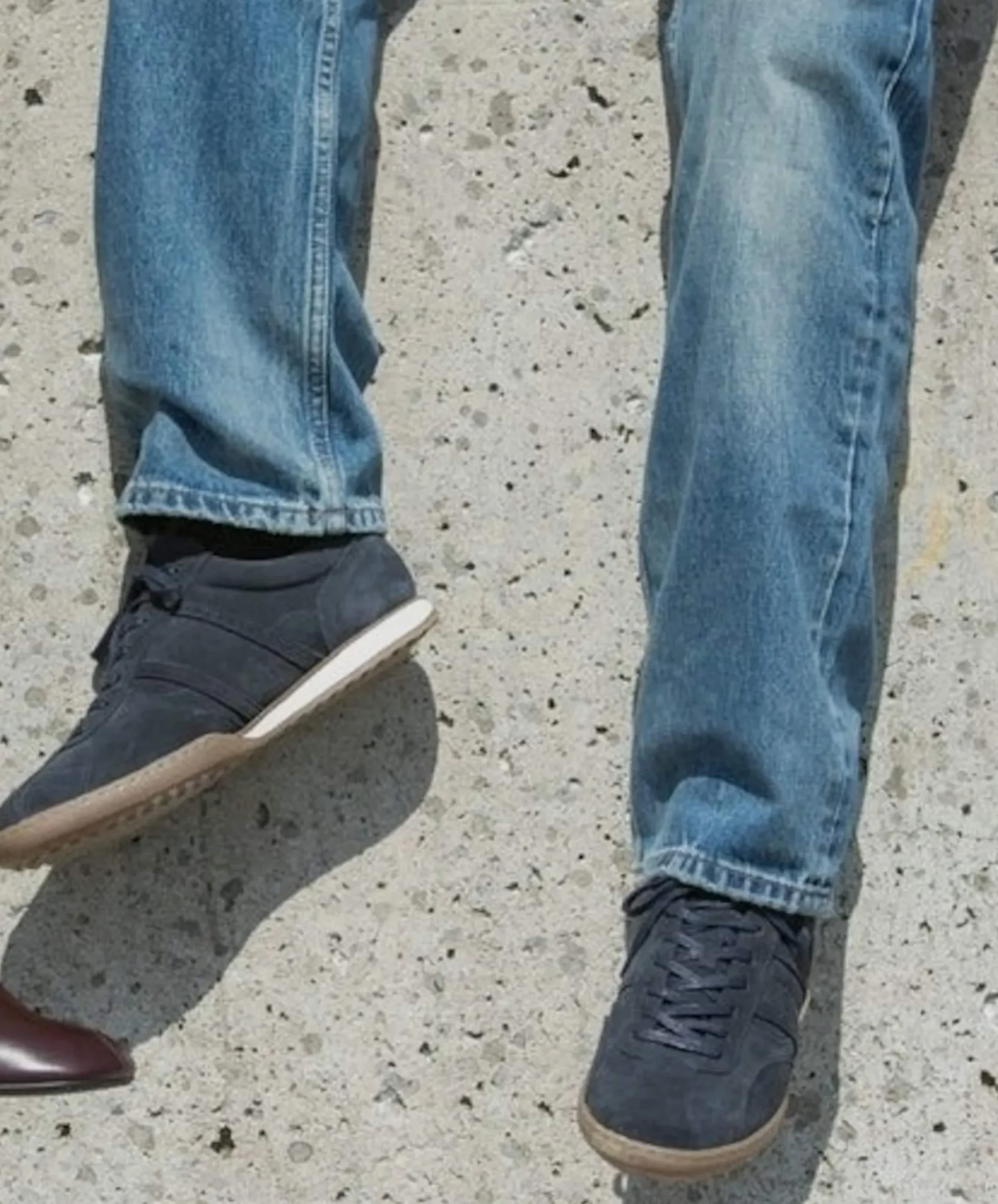 heren sneakers blauw