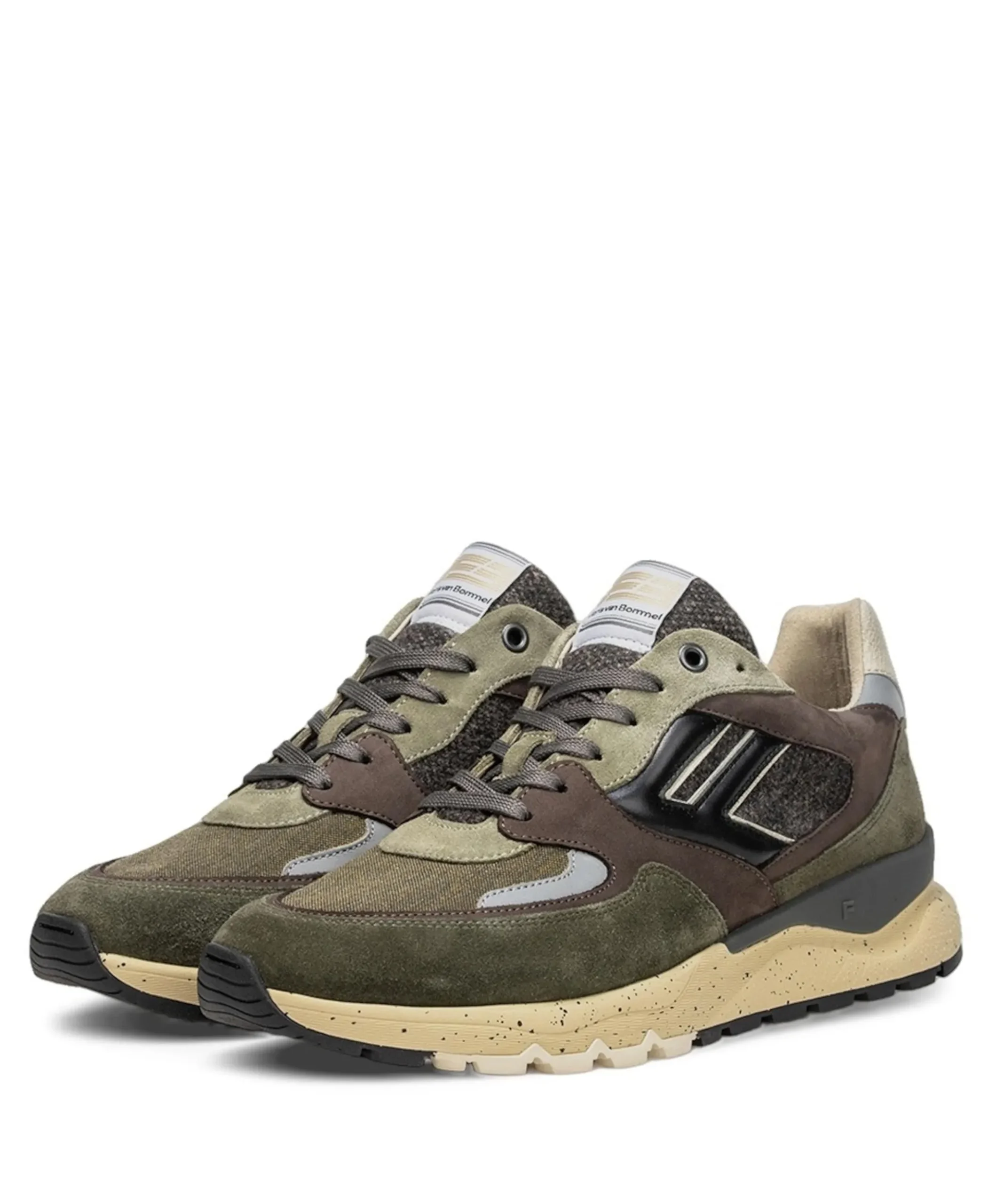 heren sneakers groen