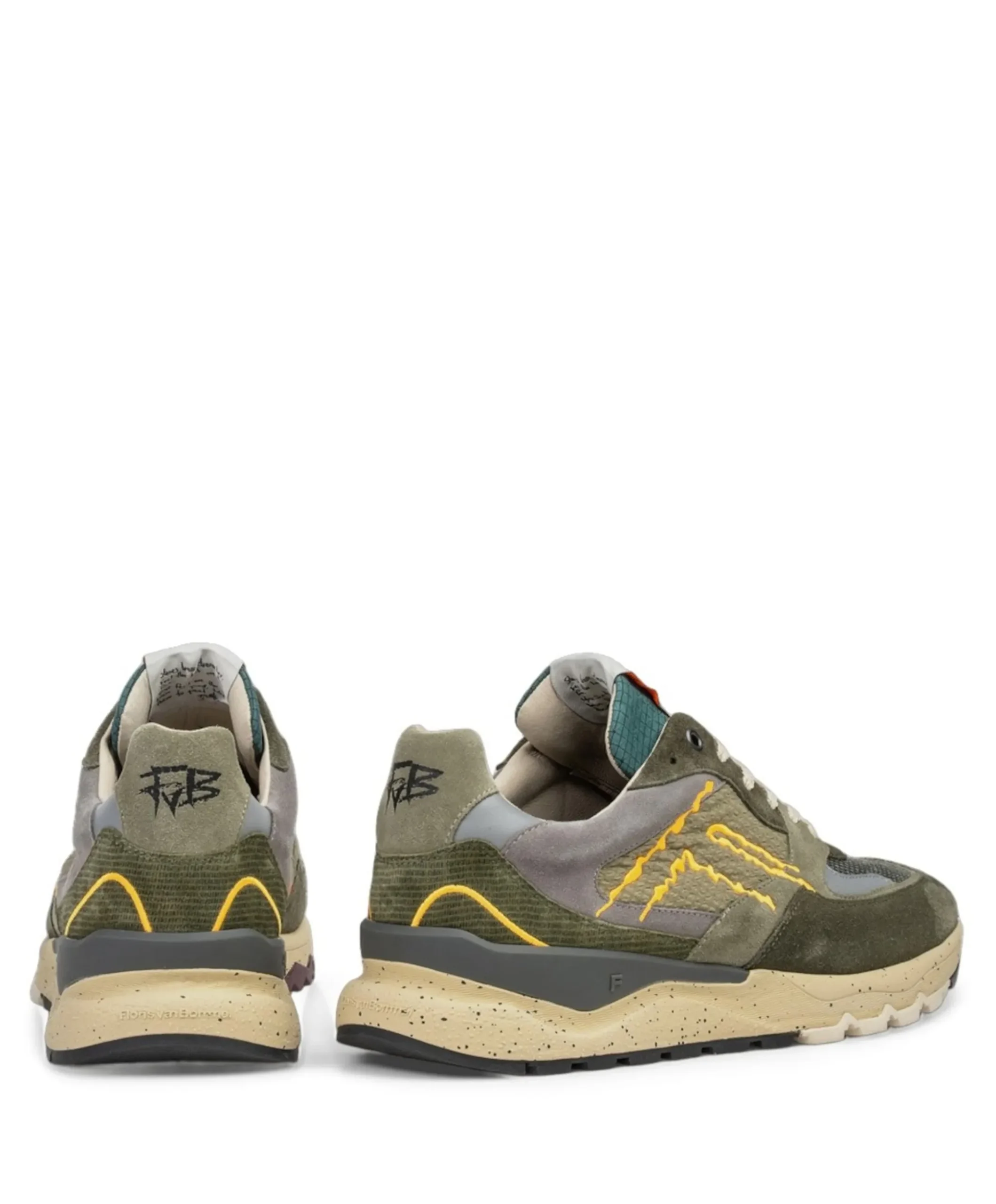 heren sneakers groen