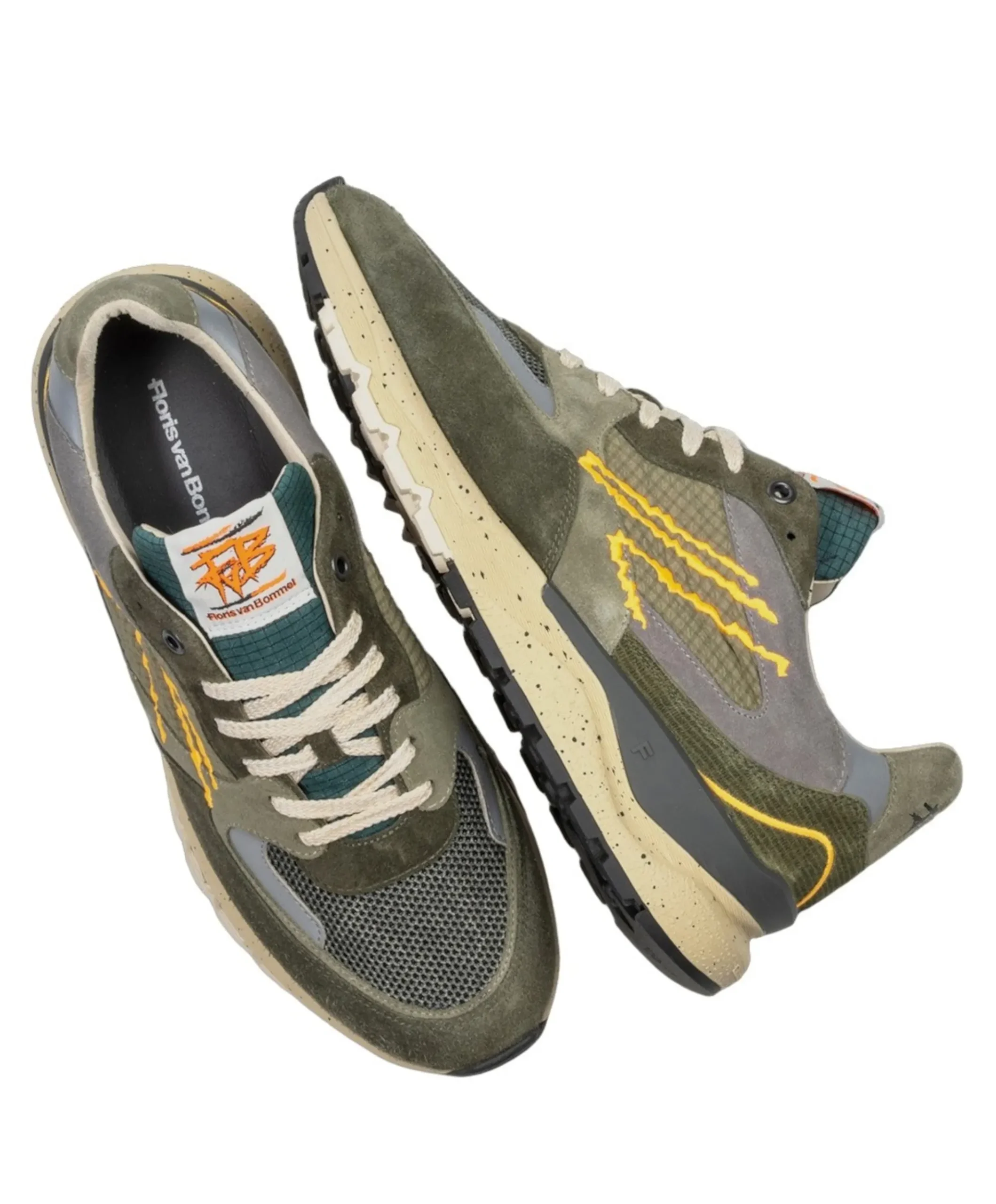 heren sneakers groen