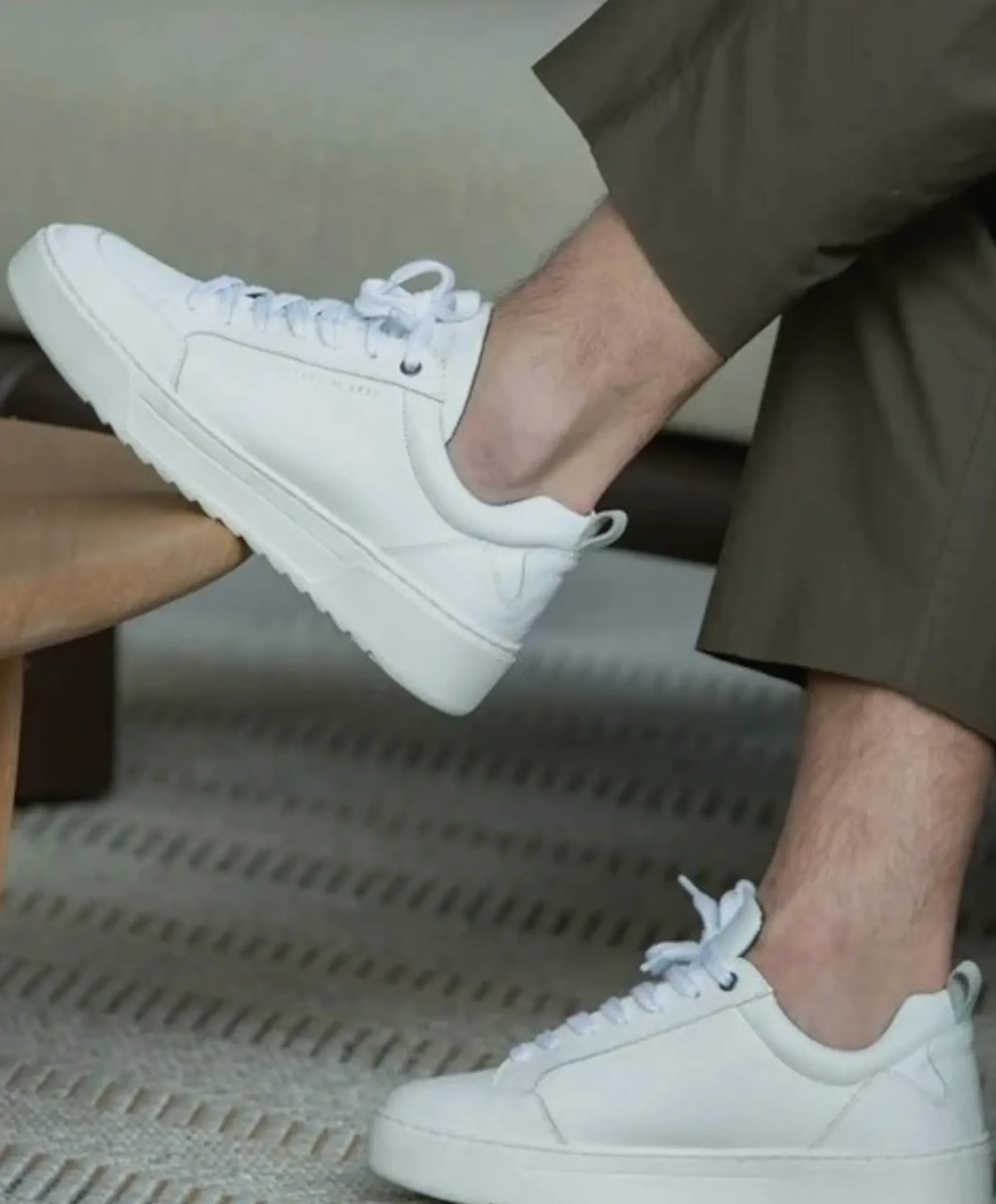 heren sneakers wit
