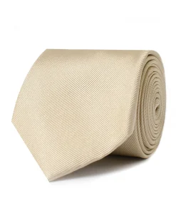 Heren stropdas beige