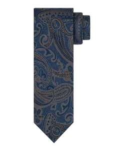 Heren stropdas blauw