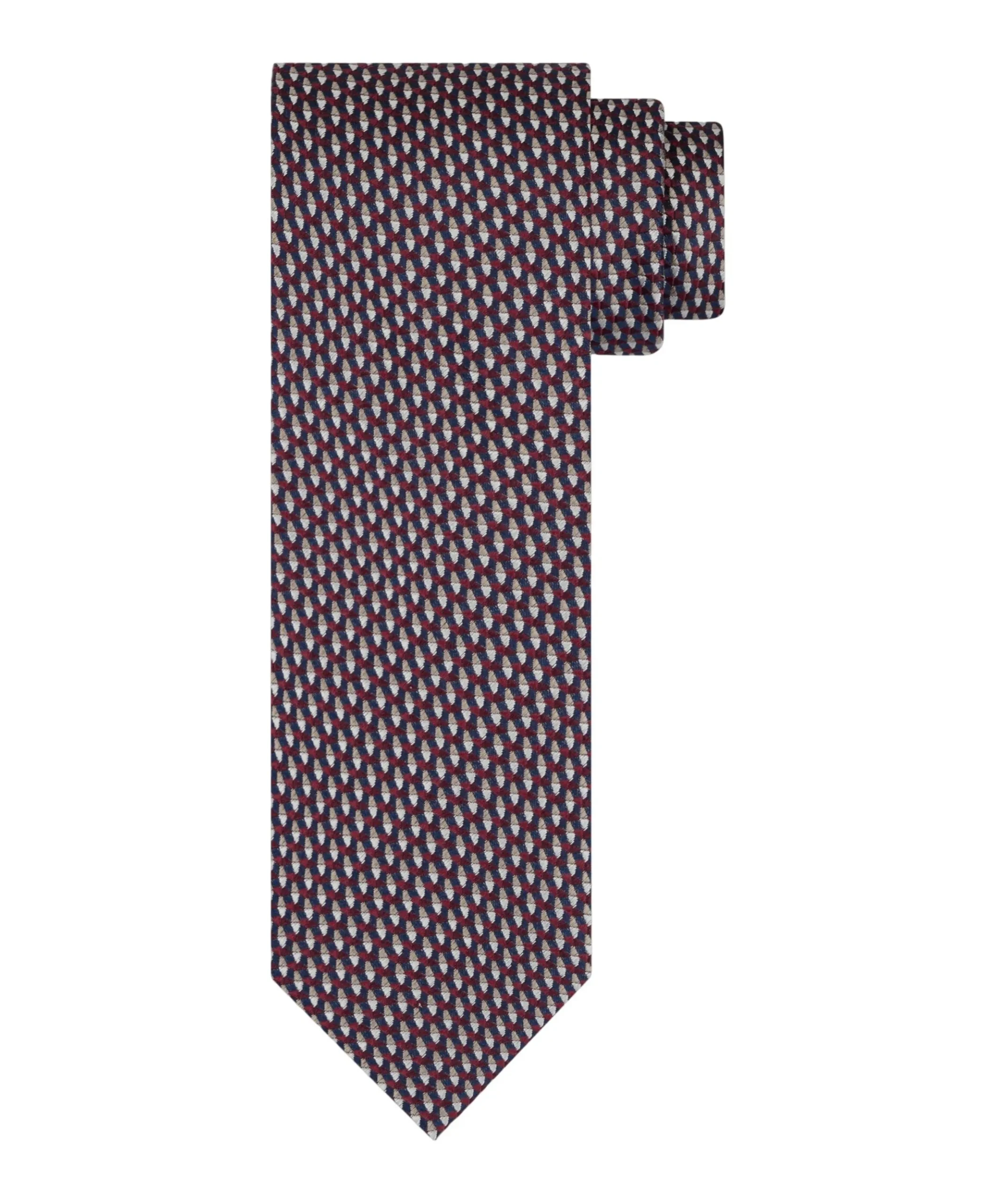 Heren stropdas bordeaux