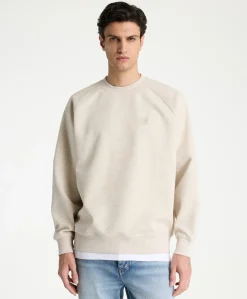 Heren sweater beige