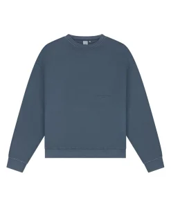 Heren sweater blauw