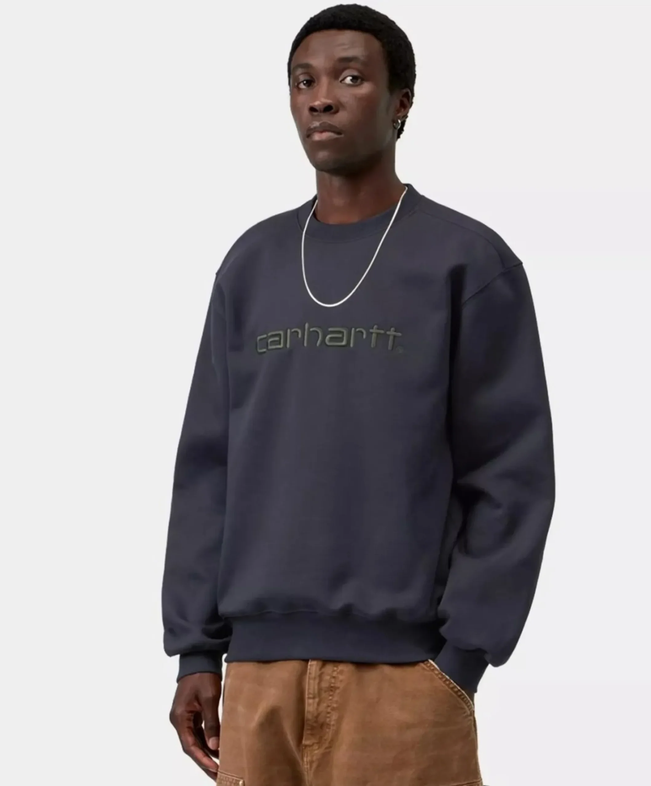Heren sweater blauw