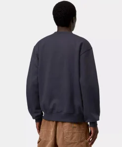 Heren sweater blauw