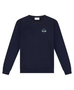 Heren sweater blauw