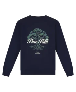 Heren sweater blauw