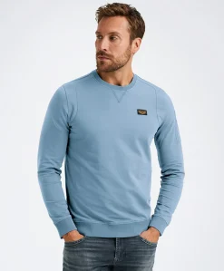 Heren sweater blauw