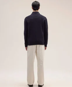 Heren sweater blauw