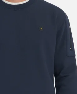 Heren sweater blauw