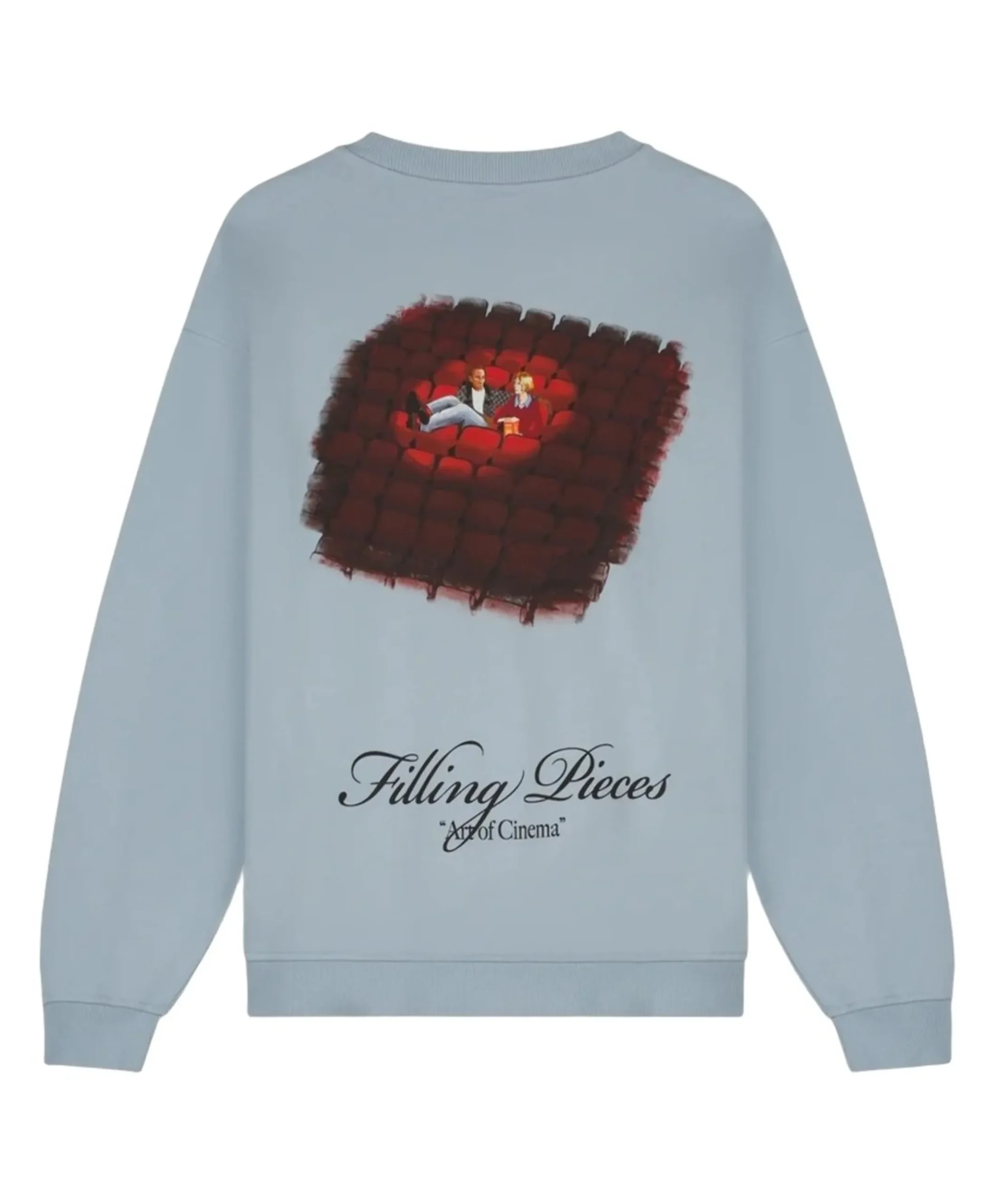 Heren sweater blauw