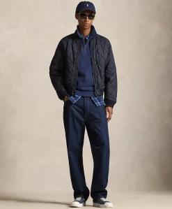 Heren sweater blauw