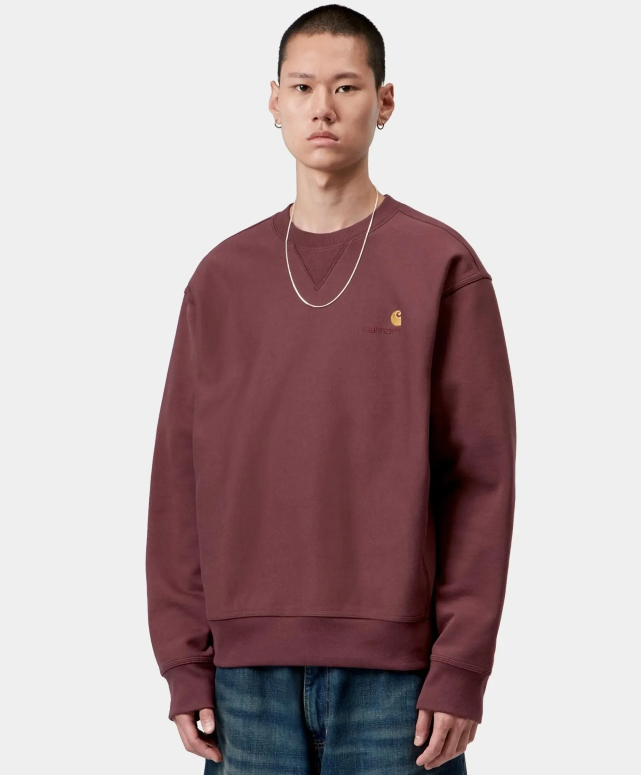 Heren sweater bordeaux