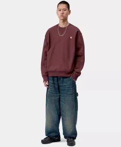 Heren sweater bordeaux