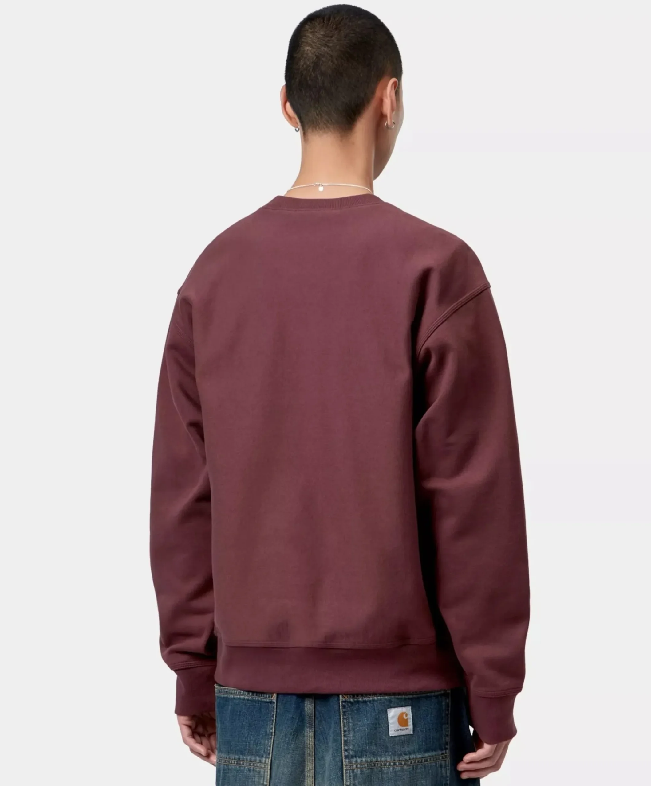 Heren sweater bordeaux