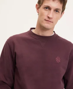 Heren sweater bordeaux