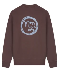 Heren sweater bruin