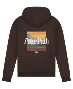 Heren sweater bruin