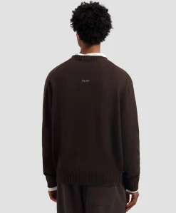Heren sweater bruin