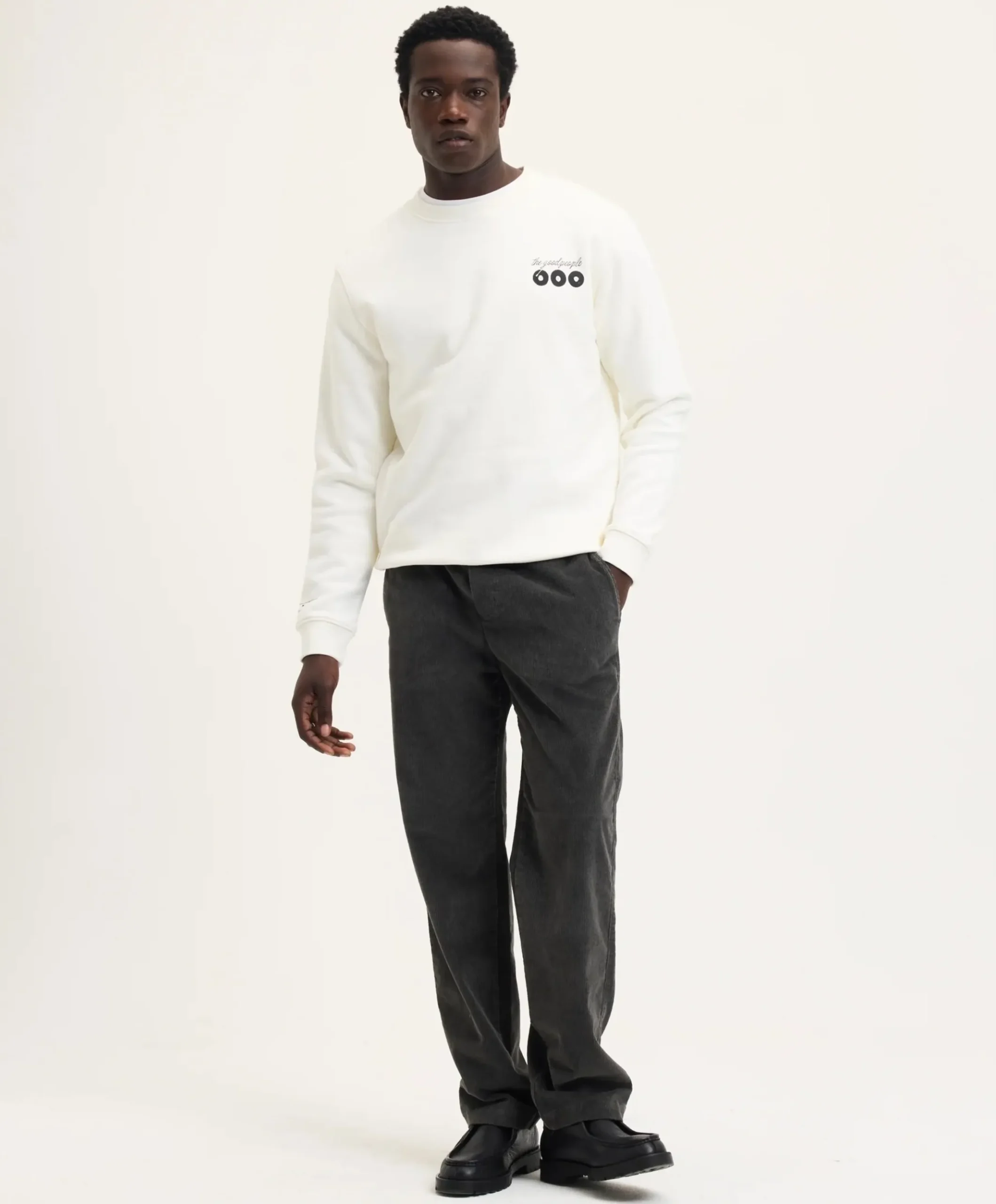 Heren sweater ecru