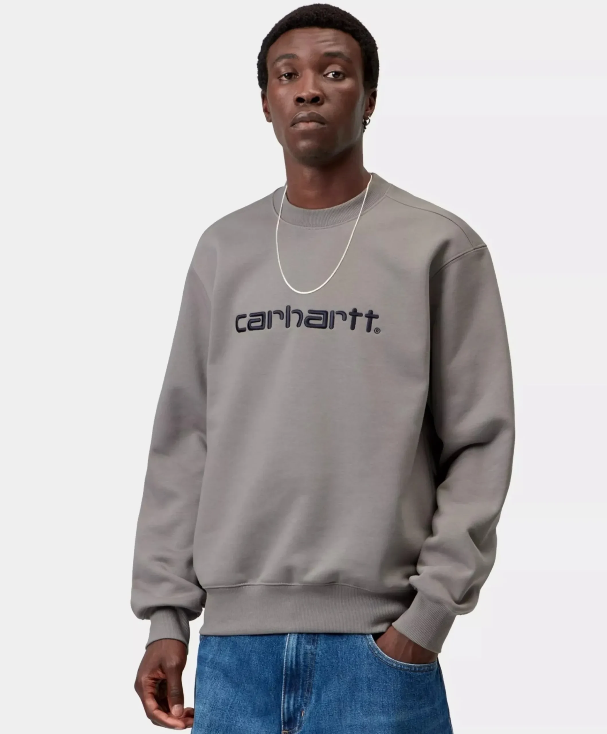 Heren sweater grijs
