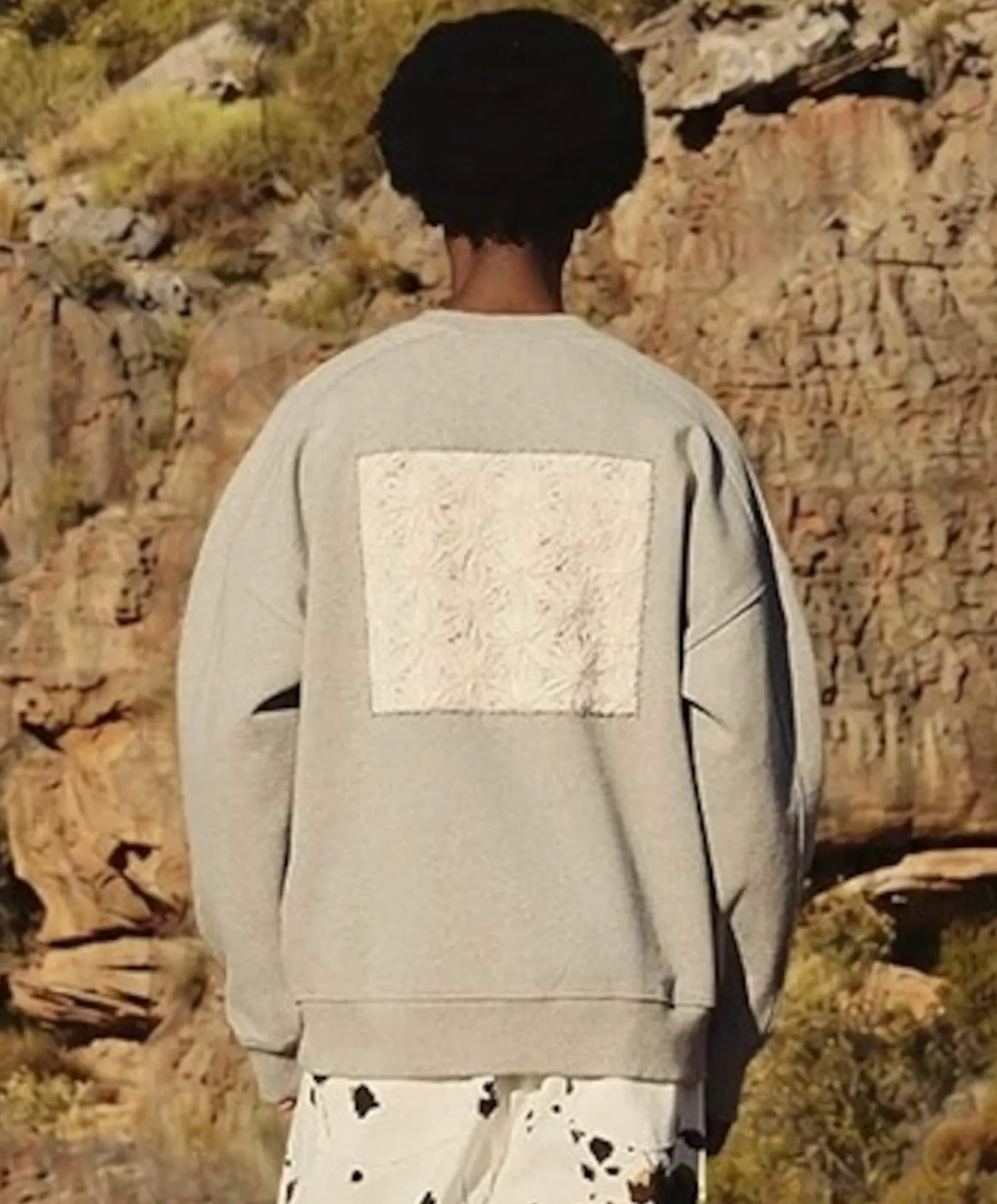 Heren sweater grijs