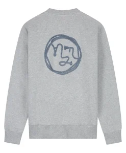 Heren sweater grijs