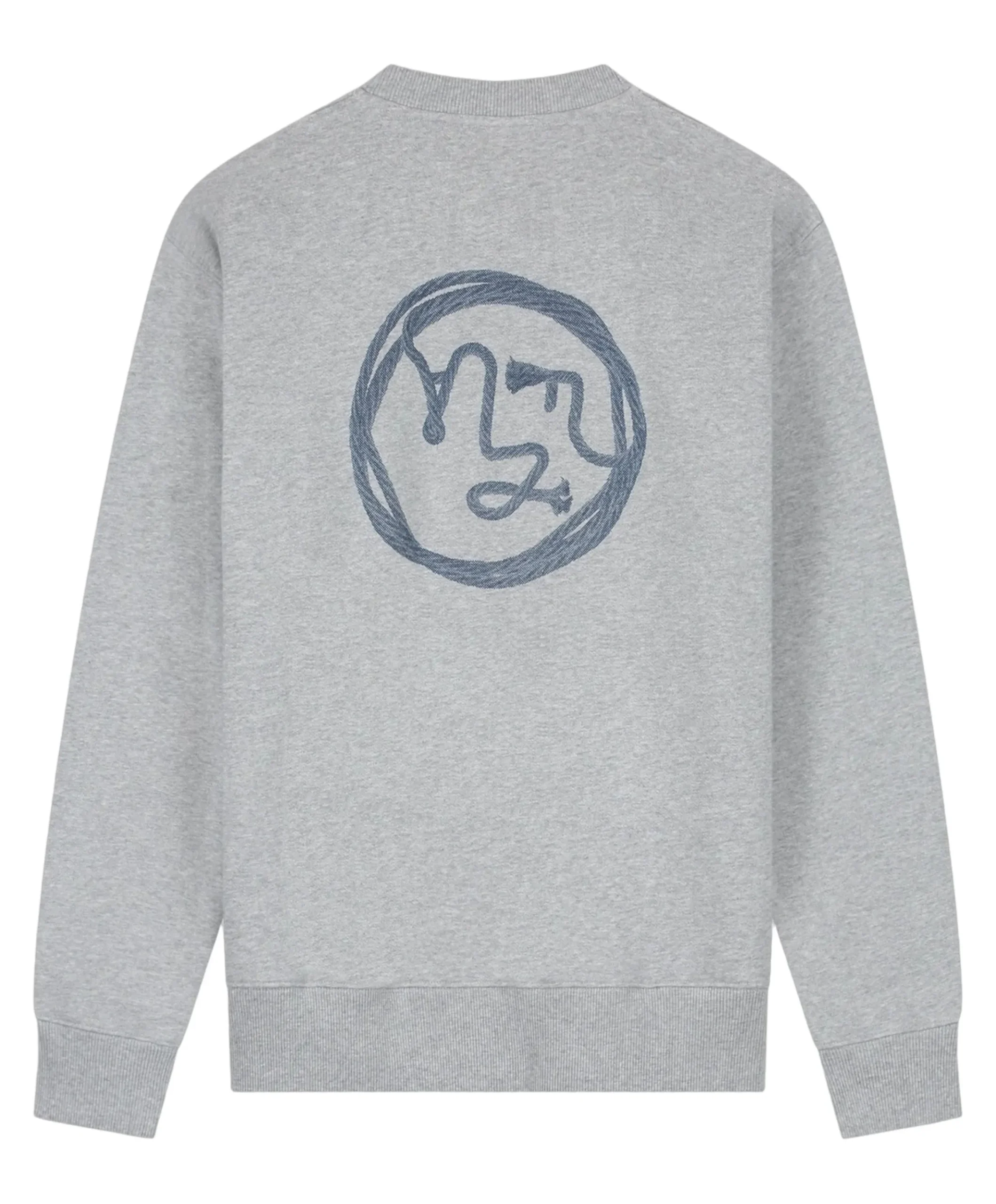 Heren sweater grijs