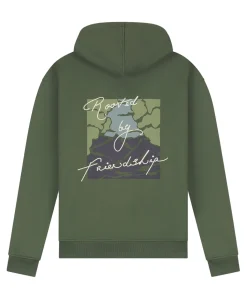 Heren sweater groen