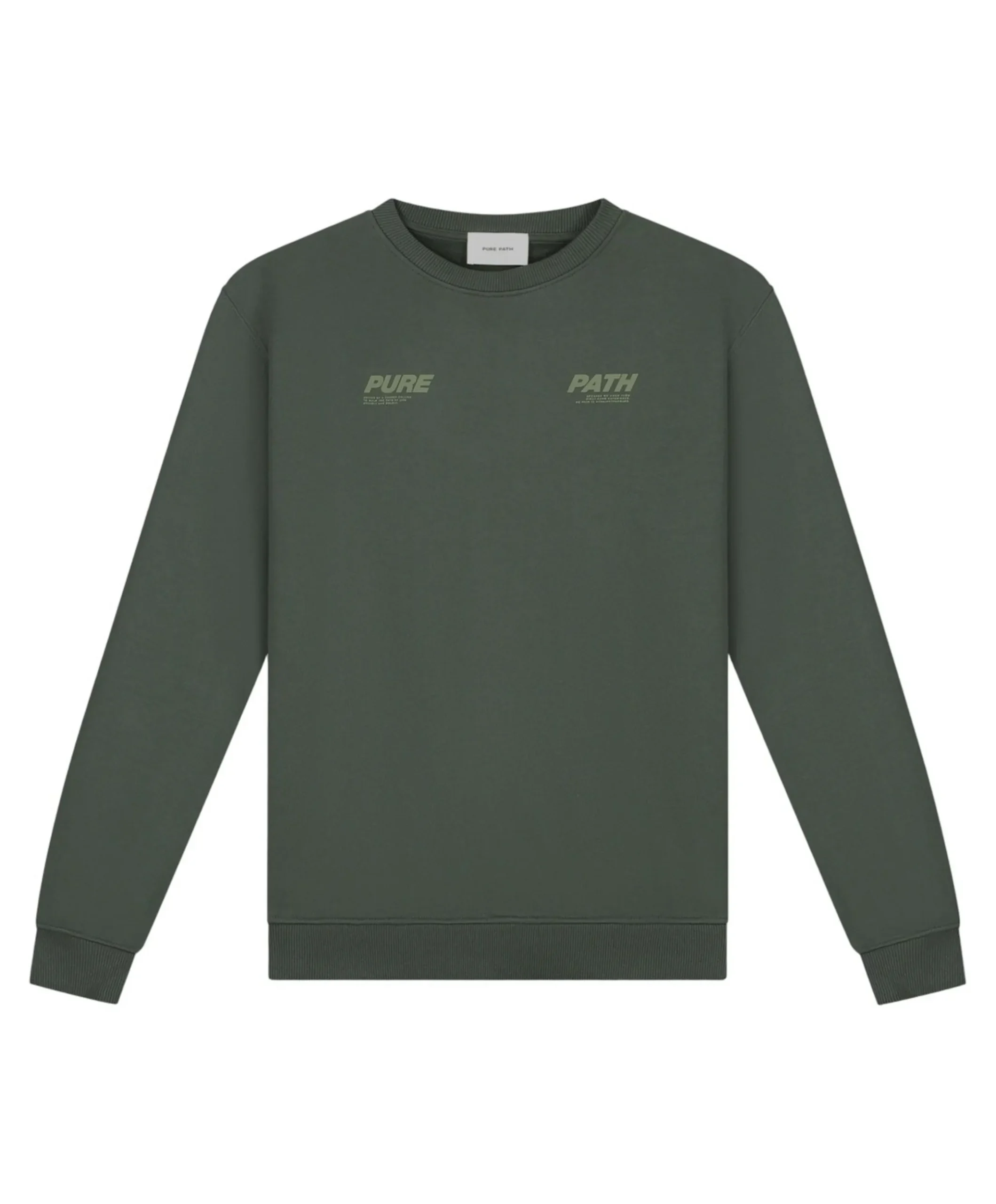 Heren sweater groen
