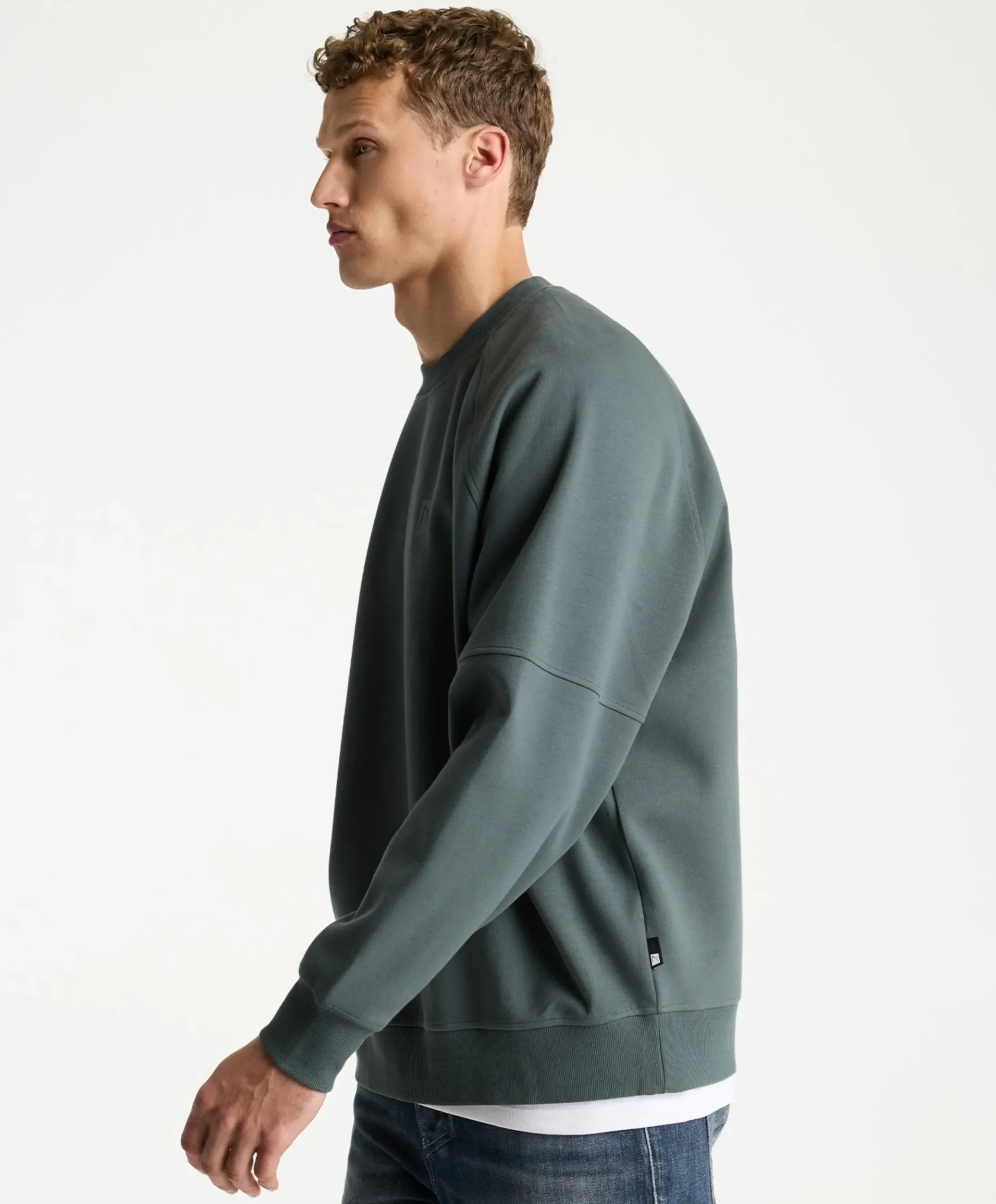 Heren sweater groen