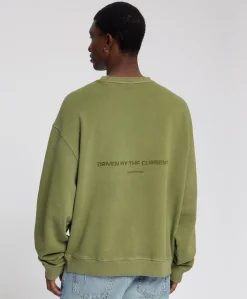 Heren sweater groen