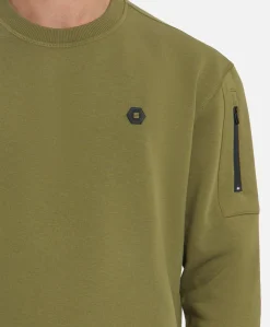 Heren sweater groen