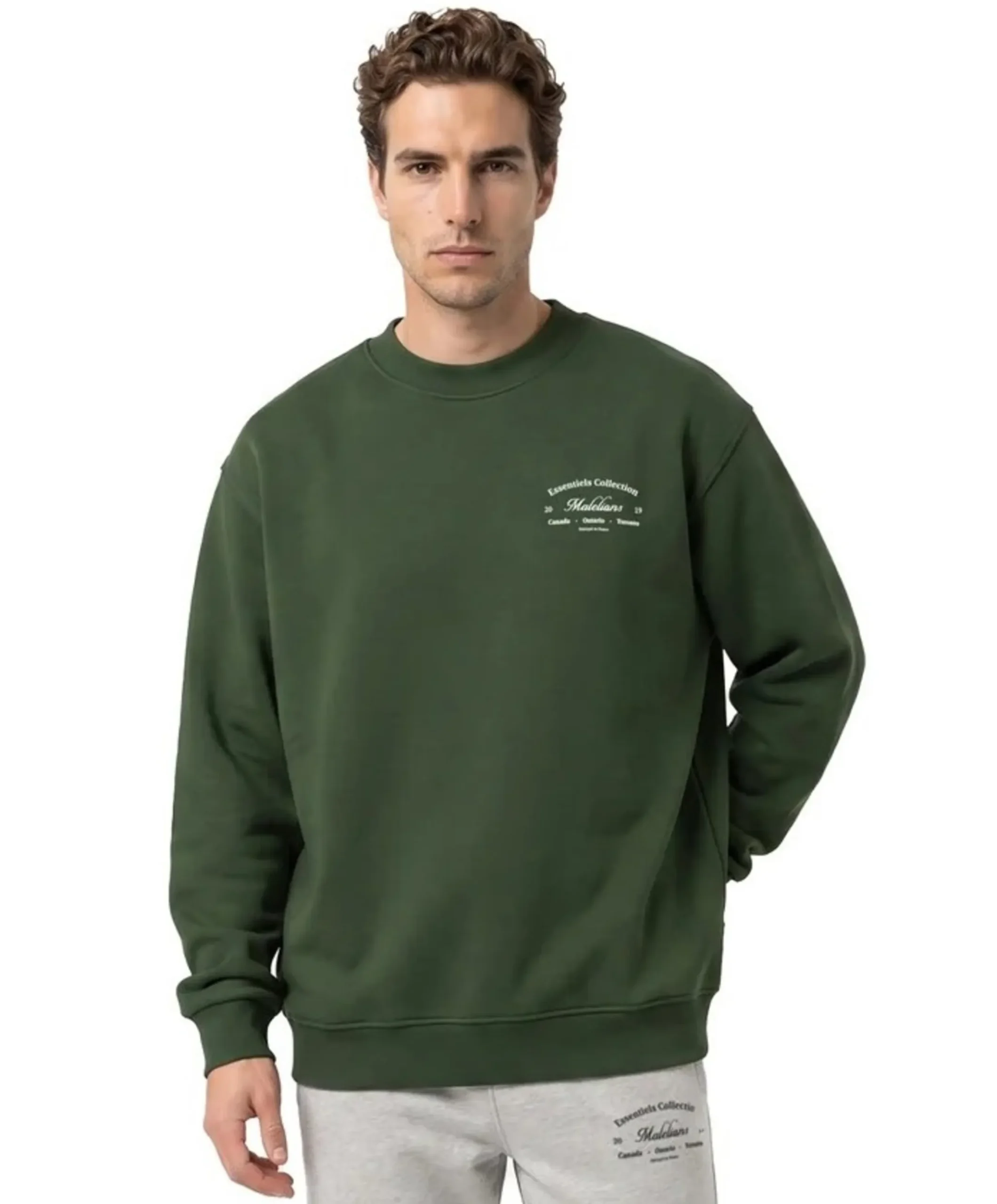 Heren sweater groen