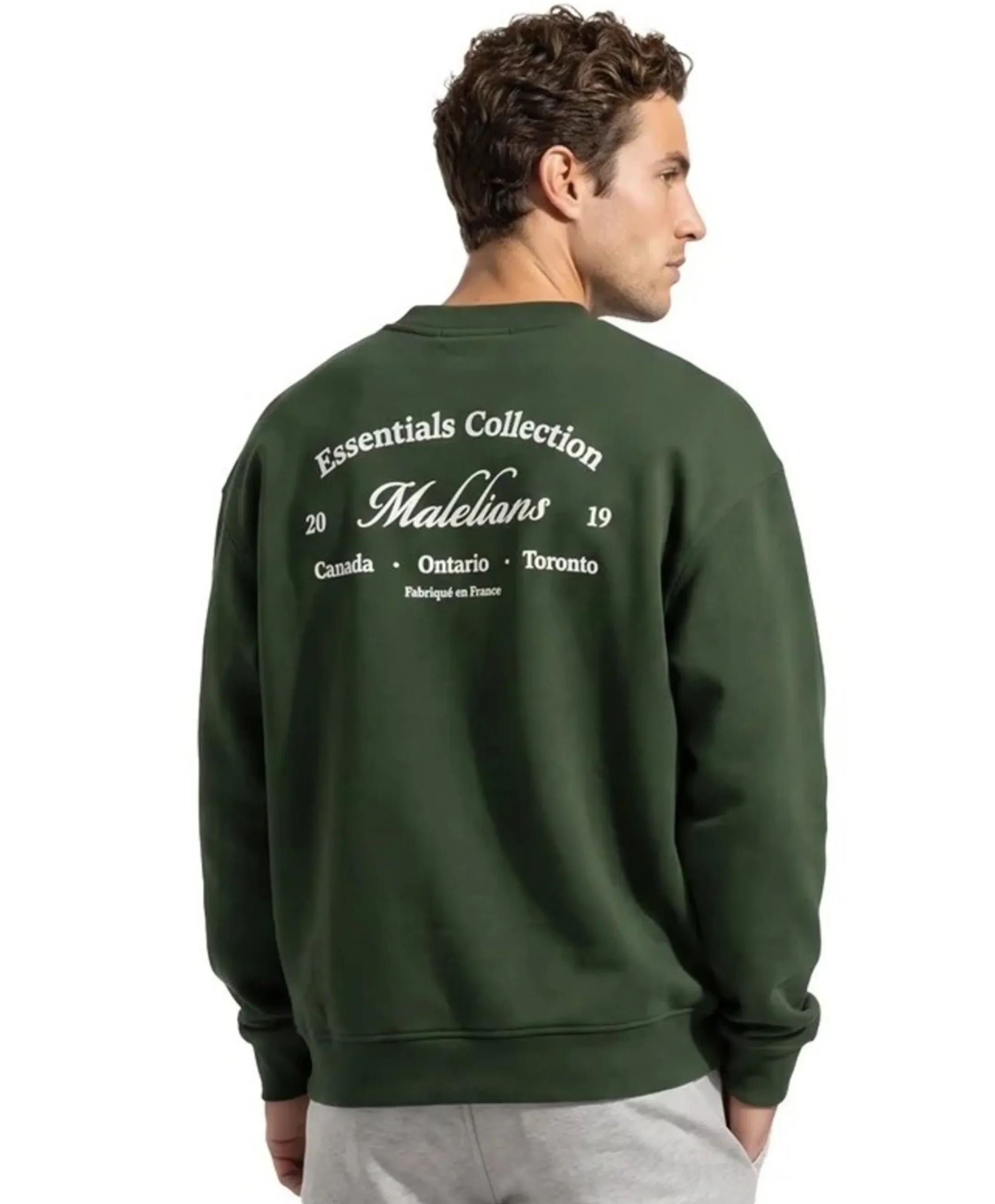 Heren sweater groen