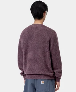 Heren sweater paars