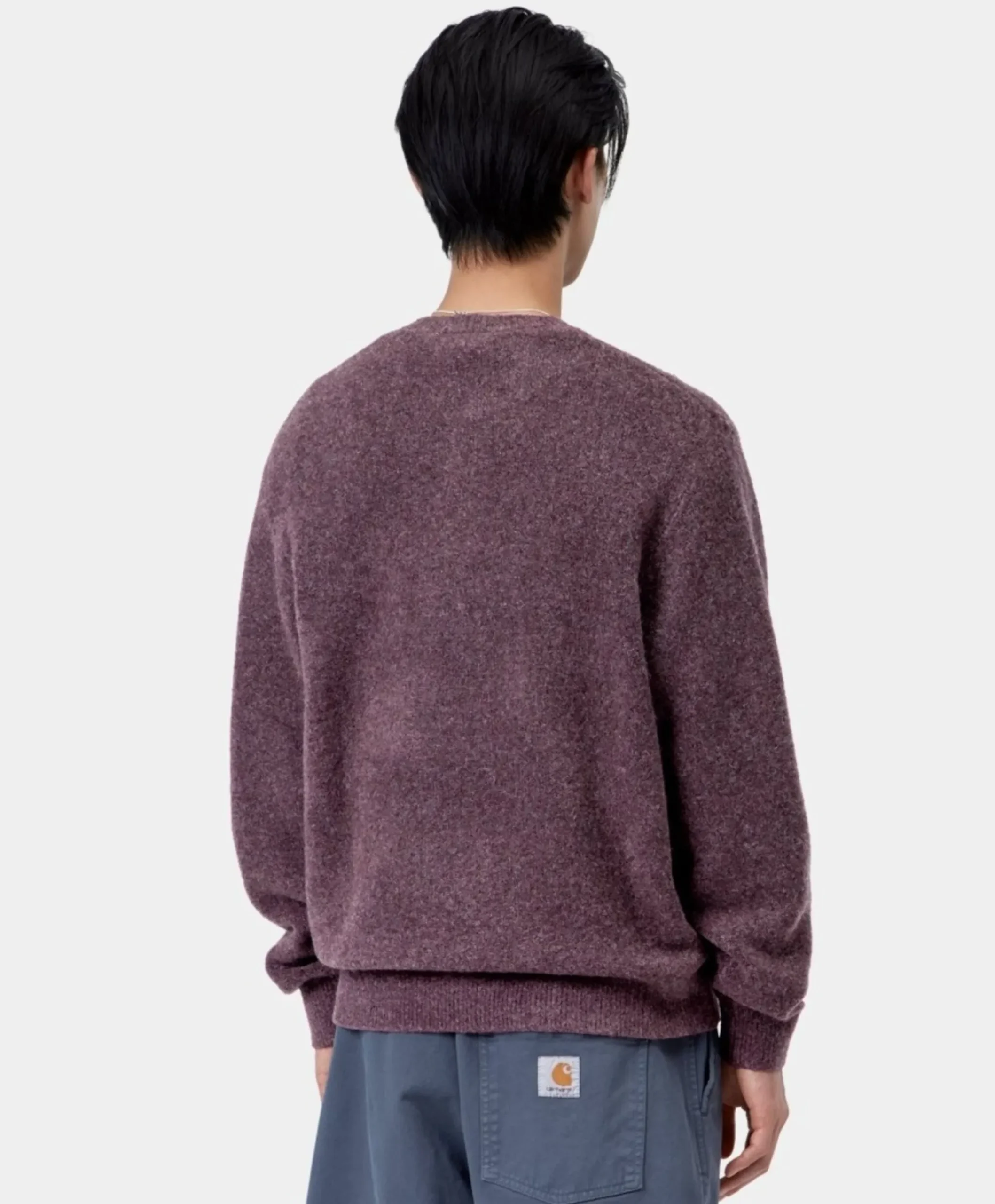 Heren sweater paars