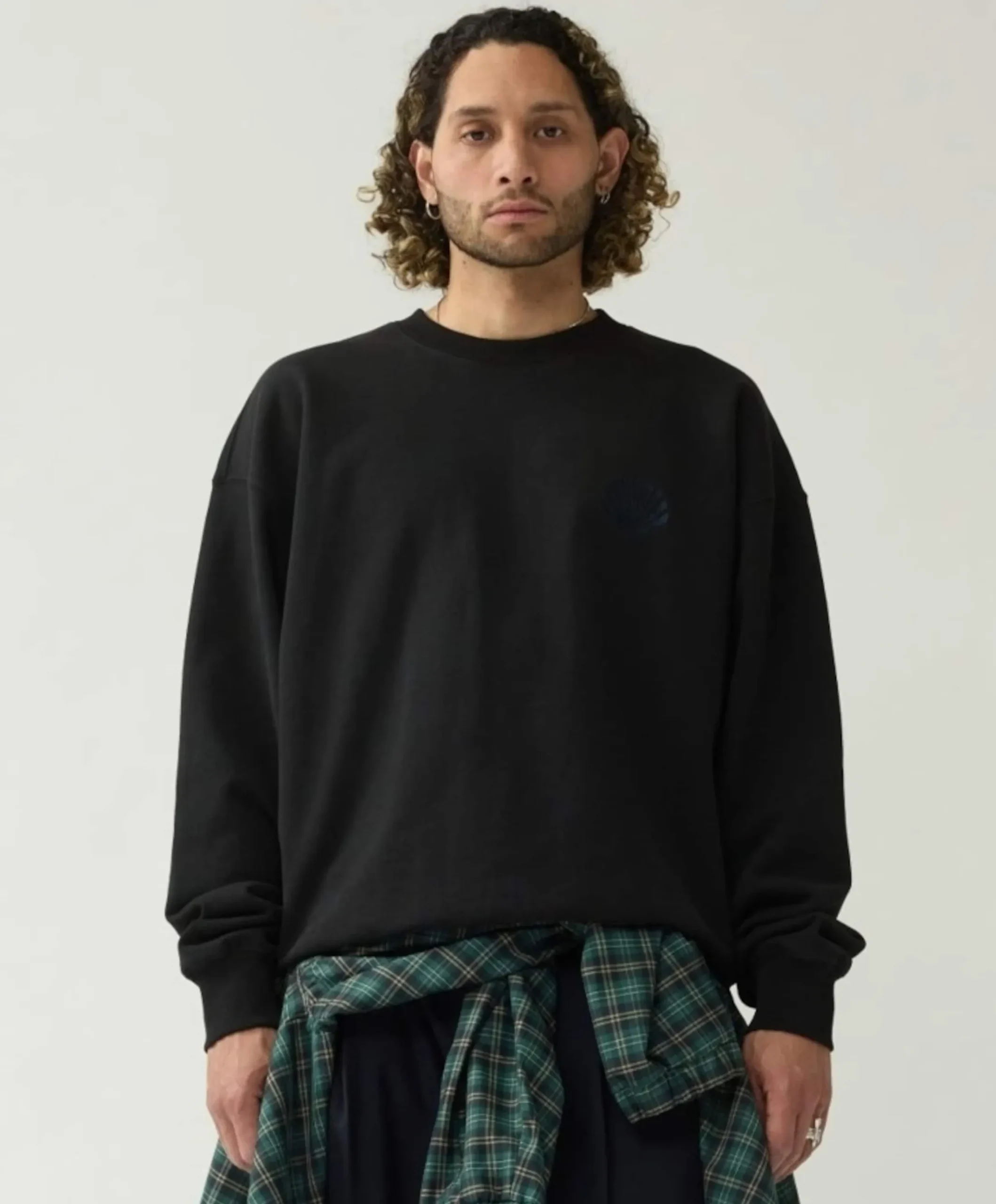 Heren sweater zwart