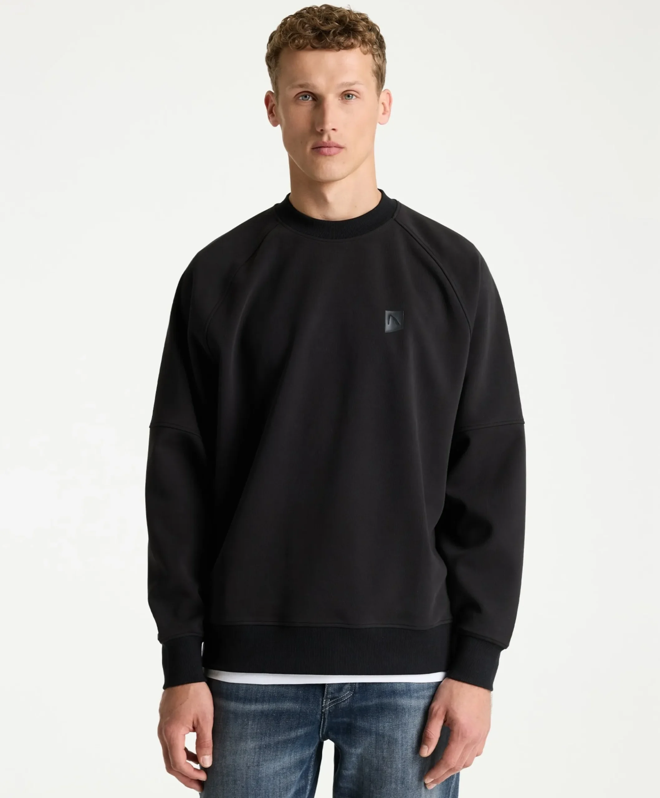 Heren sweater zwart