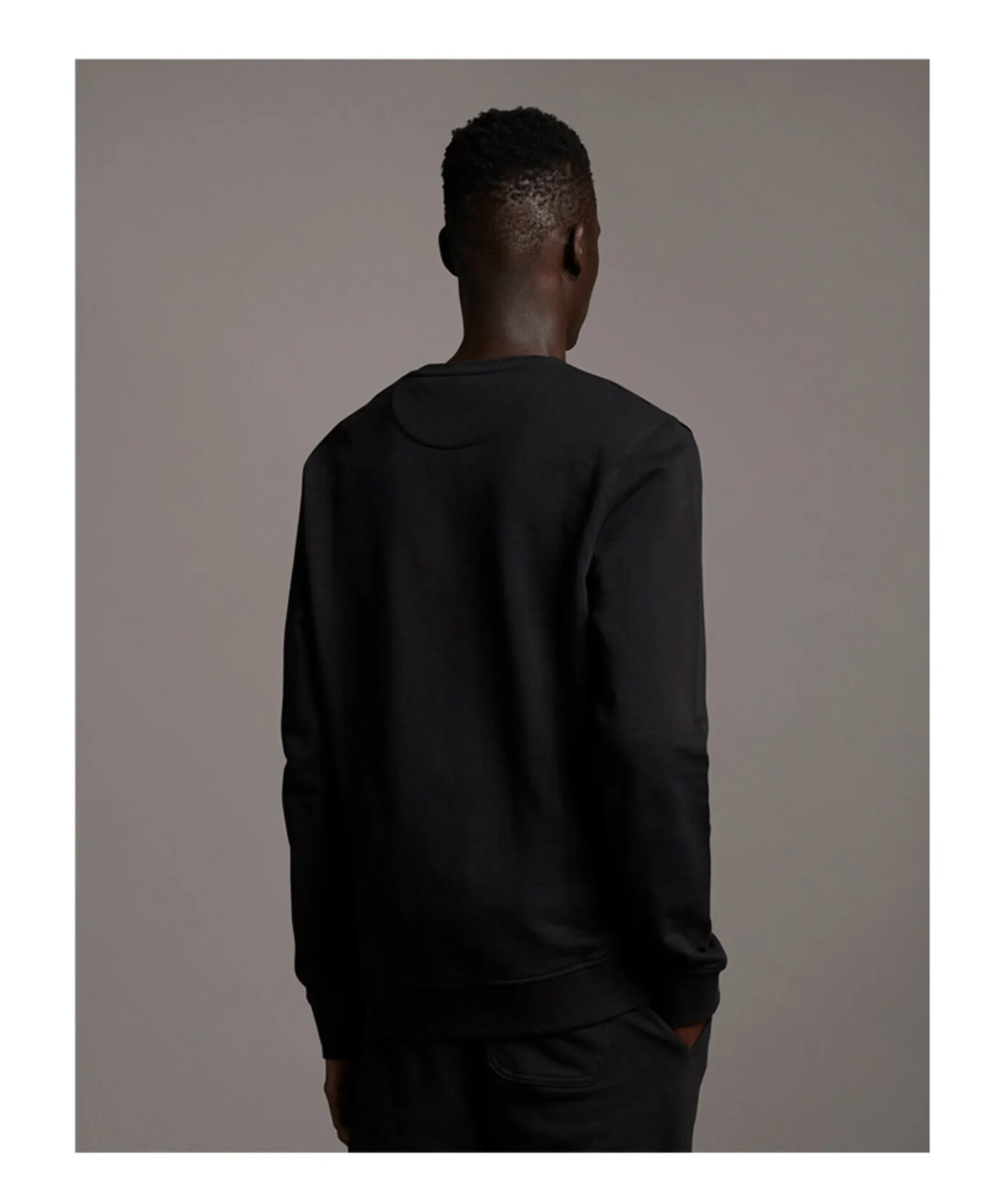 Heren sweater zwart