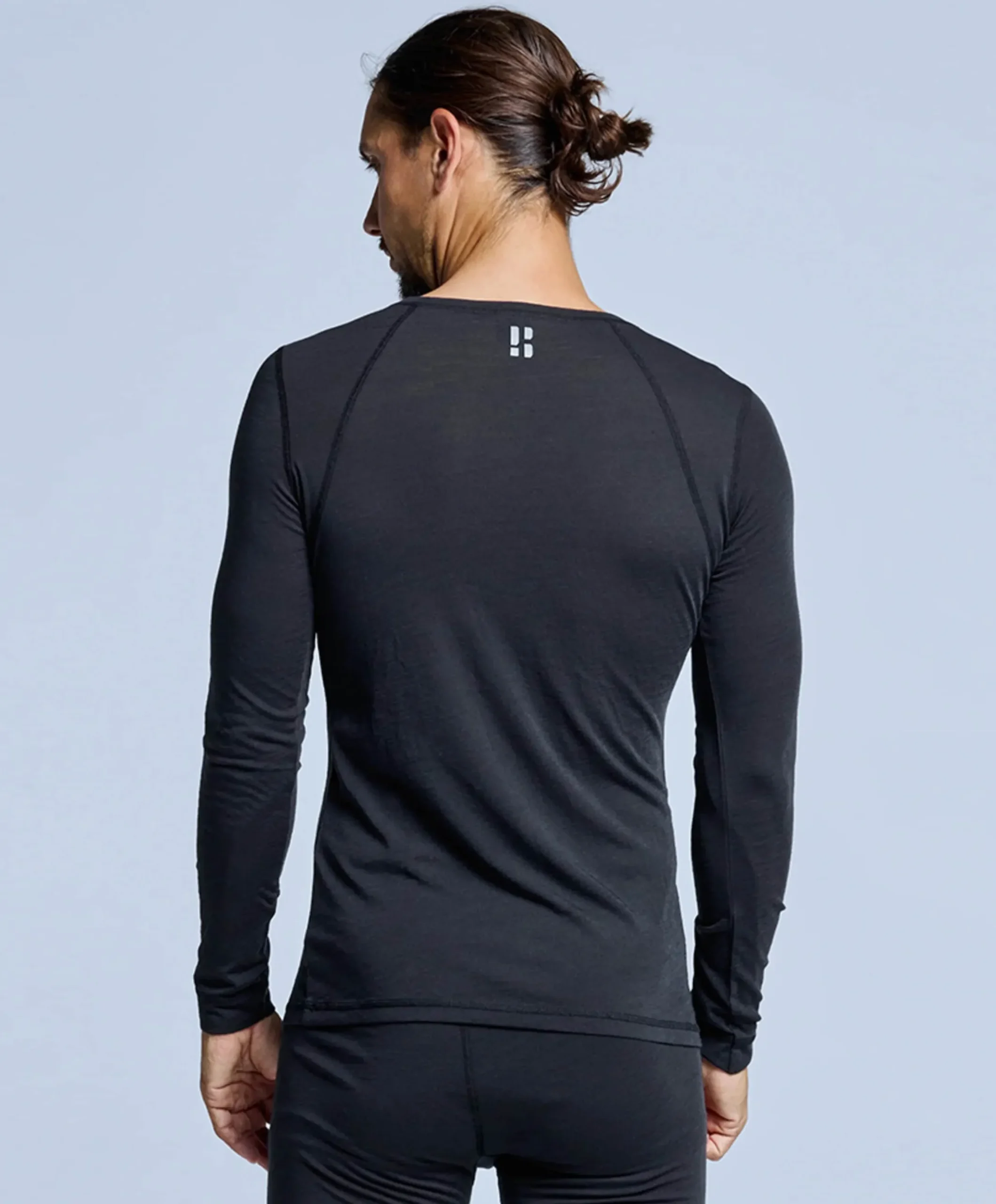 Heren thermoshirt zwart