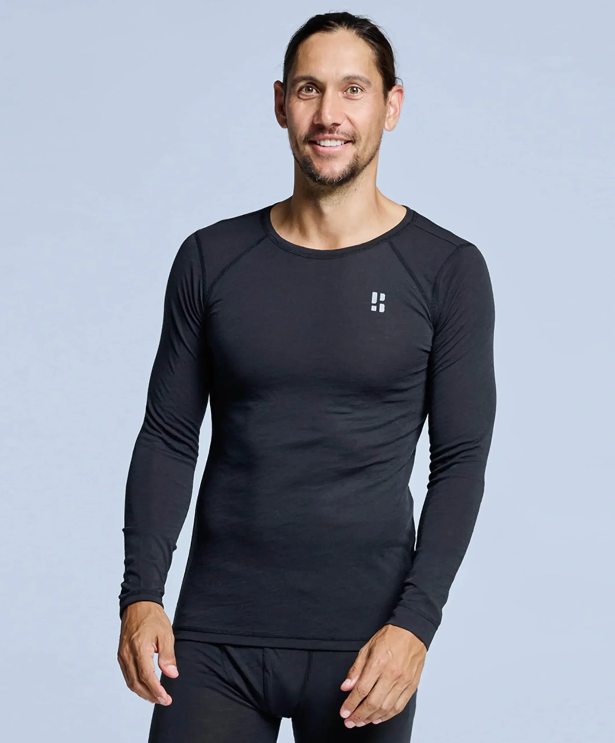 Heren thermoshirt zwart