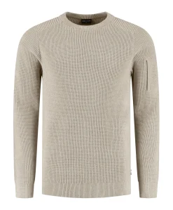 Heren trui beige