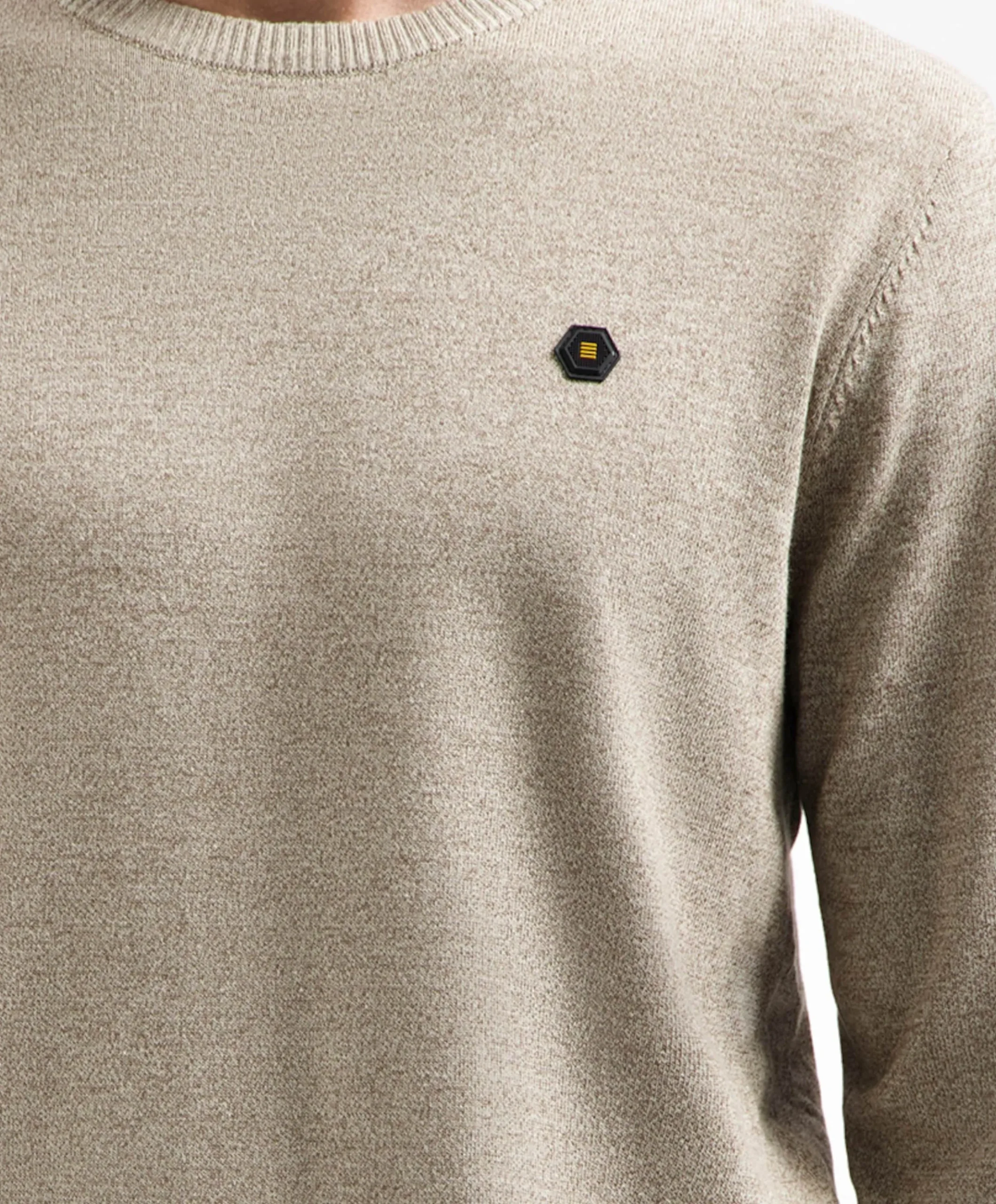 Heren trui beige