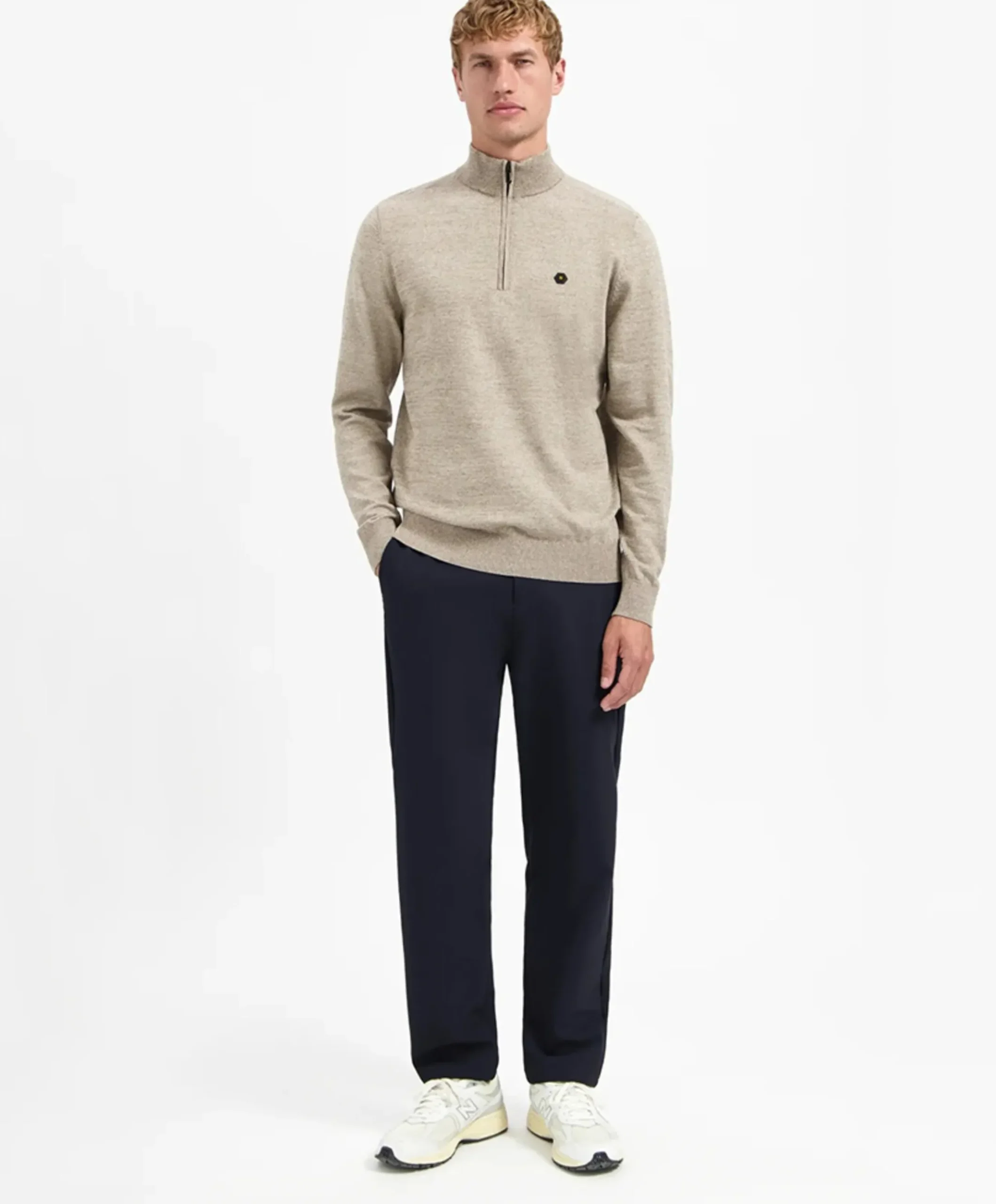 Heren trui beige